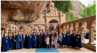 La Real Hermandad de San Juan de la Peña honró a San Juan Bautista y a los Reyes de Aragón