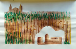 Primer premio Monasterio de San Juan de la Peña. 6ºC n9 Colegio del Salvador de Zaragoza 2020