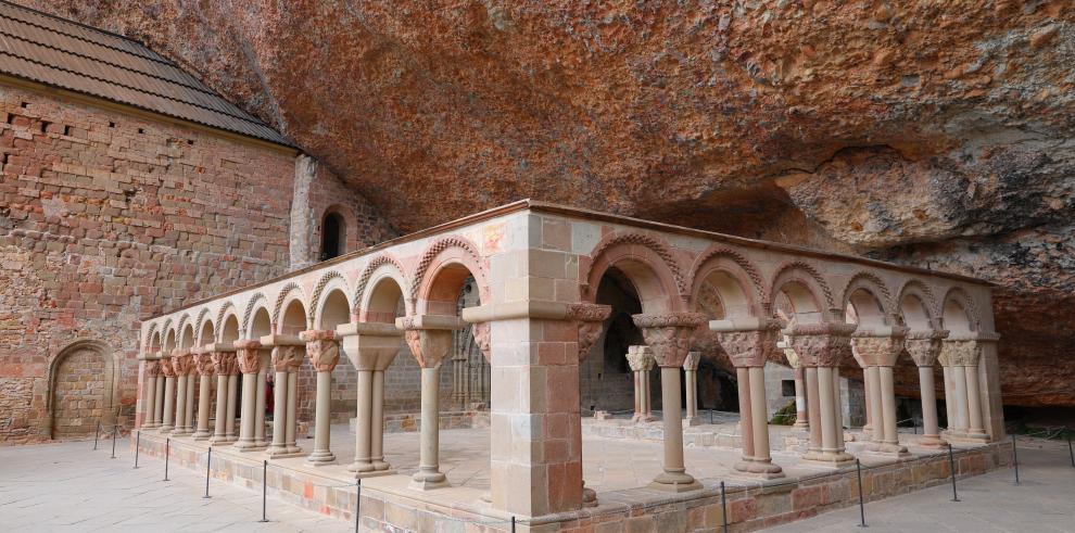 San Juan de la Peña. Monasterio viejo. Claustro románicoGobierno de Aragon